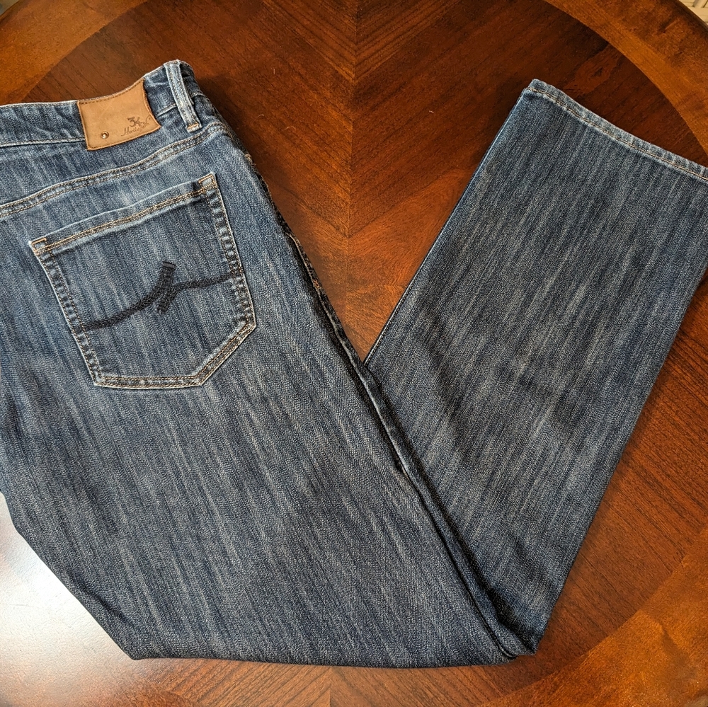 34 Heritage Jeans - Confidence - Blue Jeans - 34X34 - Mid Rise & Relaxed